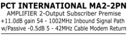 Title for PCT MA2-2PN Subscriber Amp