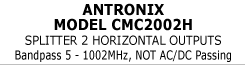 Title - Antronix CMC2002H Splitter