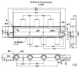 Dimensions of GHPNA-6