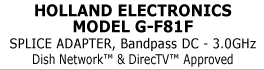 Title for Holland G-F81F Ssplice adapter